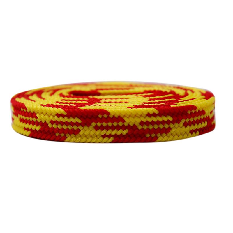 Apavu aksesuāri Diamond Flat Divu krāsu kurpju šņores, kas piemērotas viena dēļa apaviem Audekla apavi_voghion.com