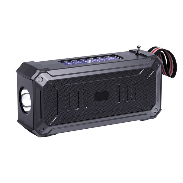 Cross-Border Hot-Selling Big G Bluetooth Flashlight Solar Powered Player Outdoor Portable Wireless Card Slot Speaker_voghion.com