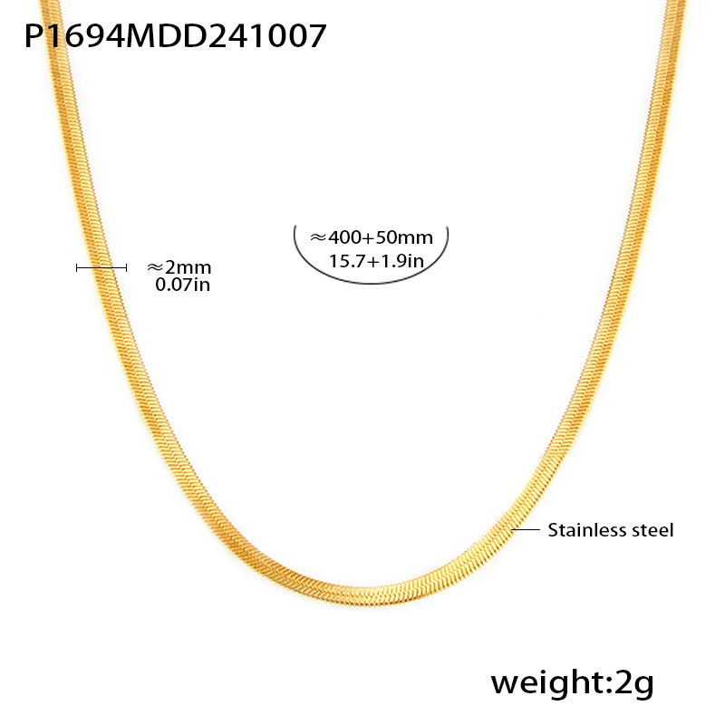 Square Sugar Jewelry, Queen Elizabeth Bild, zweireihige Halskette mit Schlüsselbein-Motiv, farbbeständige Halskette aus Titanstahl_voghion.com