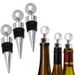 Vacuum Wine Stopper, Reusable Champagne Sealer Preserver, Twist Plug, EU Kitchen & Bar Gift Essential, Set Of 4_voghion.com