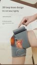 Rechargeable Heating Knee Massager With Vibration Therapy - Wireless Electric Knee Warmer For Joint Pain Relief & Muscle Relaxation_voghion.com