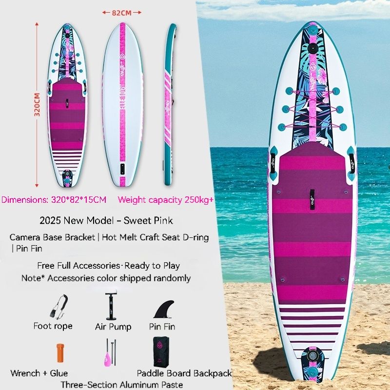 Tavola da surf gonfiabile SUP da viaggio portatile NEZHA SURF 320*82cm Stand-Up Paddle Board_voghion.com