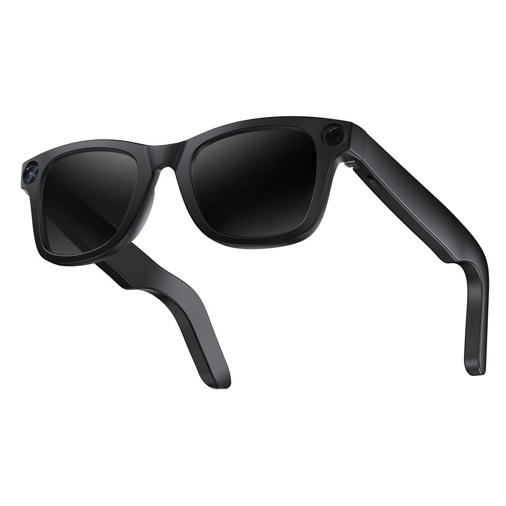 Óculos inteligentes TROZUM E02 com câmera de 8 MP, controle de voz por IA, Bluetooth, lentes duplas (transparente + proteção UV), compatível com Android_voghion.com