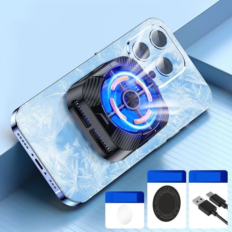 NUOVO radiatore di raffreddamento per ventola di raffreddamento per refrigerazione a semiconduttore per telefoni cellulari X79 PUBG Game Cooler per iPhone Android Cool Heat Sink_voghion.com