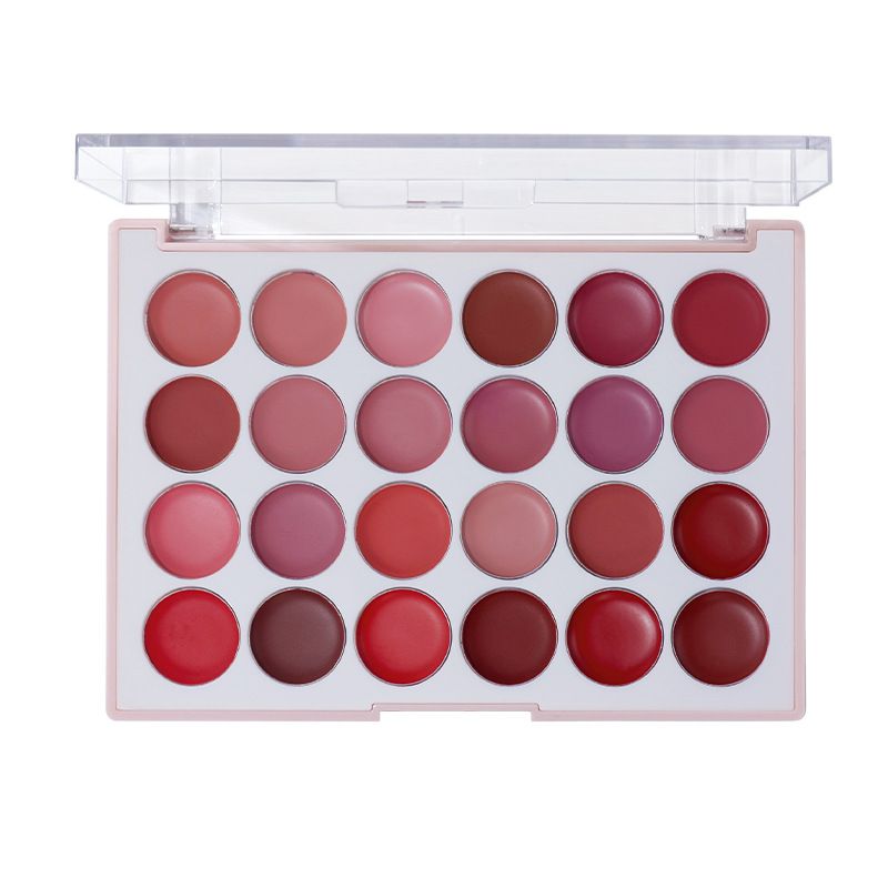 Palette di lucidalabbra MISSROSE da 24 tonalità - Set di rossetti multiuso nude e brillanti per feste e uso quotidiano - Alta brillantezza, lunga tenuta, non appiccicoso_voghion.com