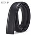 Cintura automatica in vera pelle di buona qualità HOT HIDUP per uomo, colore blu, solo cinturino senza fibbia, larghezza 3,5 cm_voghion.com