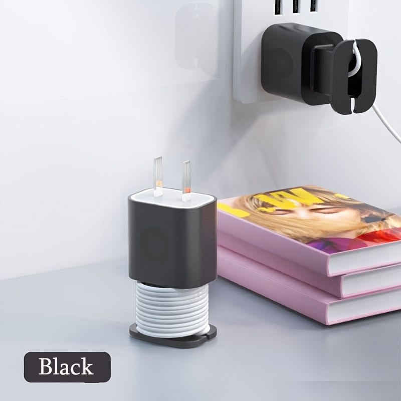 The Snap Back Charger Winder Compatible with Apple 20W/18W USB-C iPhone Pro, and iPad Pro Chargers for Travel and Cable Management_voghion.com