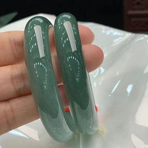 Natural Burmese Type A Jadeite Bracelet Jade Bangle_voghion.com