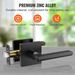 Passage Door Handle, 1 Pack Matte Black Door Lever, Left Or Right Handing Reversible Lever Non-Locking, 45° Rotation To Open, Square Interior Door_voghion.com