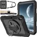 11-Inch Protective Case For Tablet, Shock-proof Jacket With 360-degree Rotating Bracket, Pen Slot And Portable Shoulder Back Design, Black._voghion.com