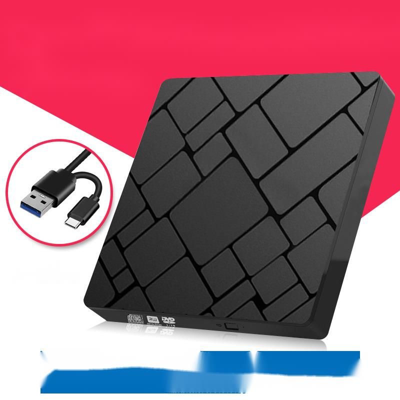Unidade de gravação de DVD externa portátil óptica tipo C + USB 3.0 Private Model New_voghion.com