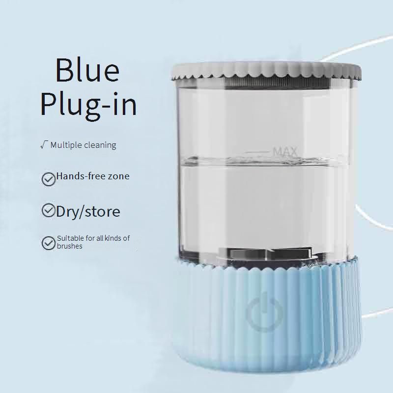 Kits d'outils de maquillage Machine de nettoyage de pinceaux de maquillage Prise USB Nettoyeur de pinceaux de maquillage électrique paresseux Lavage et séchage de pinceaux de maquillage Tout en un_voghion.com