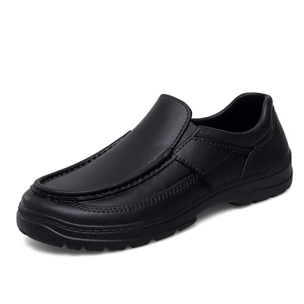 TerraStride Chef Non-Slip Oil-Proof Waterproof Wear-Resistant Kitchen Work Shoes For Men_voghion.com
