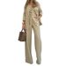 GraceChic – Neu im Sortiment: Modisches Damen-Dreiteiler-Set Herbst/Winter 2024, bestehend aus Weste, Blazer und Hose mit weitem Bein._voghion.com