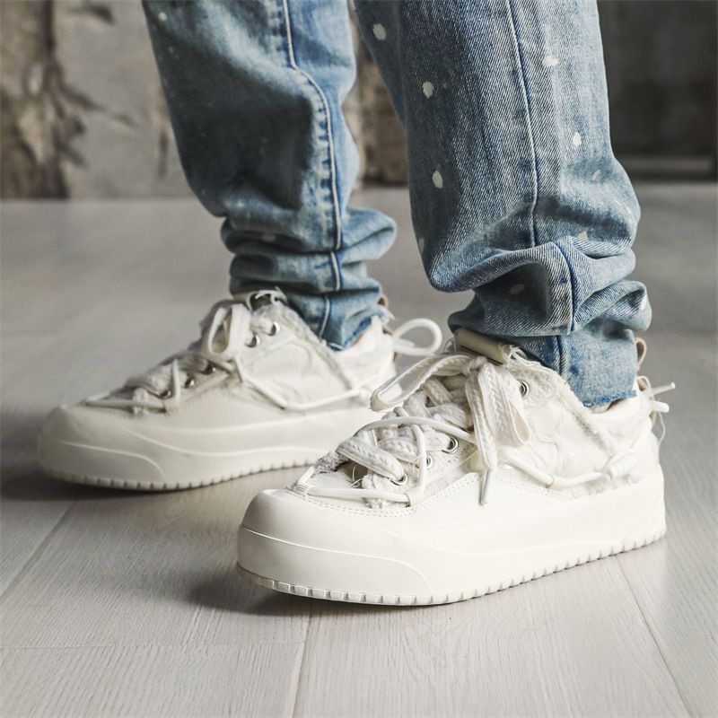 Men's Shoes Niche Couple Style Low Top Canvas Shoes Men's Sports Casual Skateboard Shoes_voghion.com