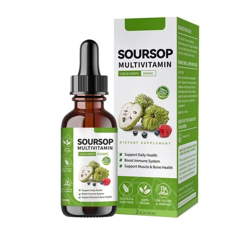ORGANSKE tekoče kapljice izvlečka listov graviole soursop podpirajo krepitev imunskega sistema_voghion.com