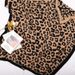 A4New Semi-fleece Leopard Print Blanket, Knitted Leopard Print Blanket With Fleece Jacquard Knitted Blanket, Sofa Nap Blanket 100*120cm_voghion.com
