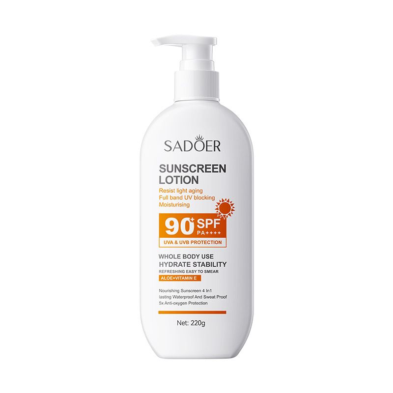 SADOER antietà corpo intero in inglese, crema solare rinfrescante e resistente ai raggi UV_voghion.com