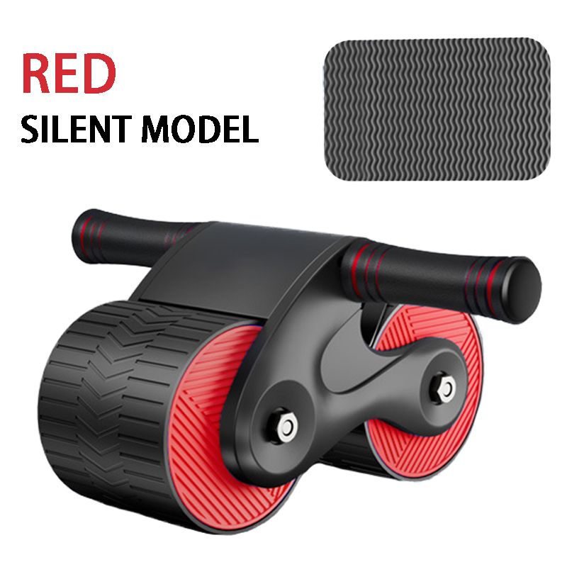 Roda abdominal de rebote automático para iniciantes Suporte para celular Perda de peso muscular abdominal Rolo abdominal para homens e mulheres_voghion.com