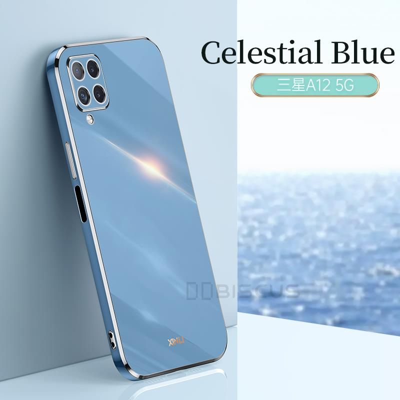 Custodia per Samsung Galaxy A12 A13 M12 M32 A32 A22S A22 A52 A72 A51 A71 A82 Placcatura di lusso Morbida Silicone Gel Funda Carcasa_voghion.com