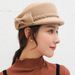 Bianzi Bowknot Woolen Beret British Style Styling Hat Women's Autumn And Winter Fashion Casual Duckbill Cap_voghion.com