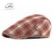 Berretto sottile unisex per uomo berretto casual per donna cappello scozzese retrò tendenza_voghion.com