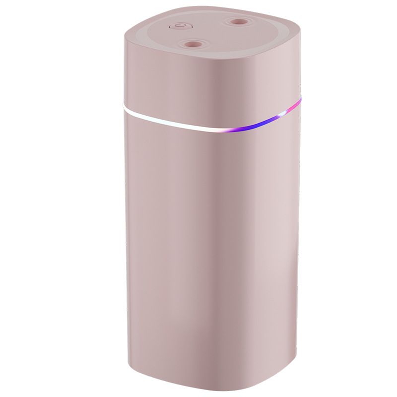 Umidificatore USB a tripla nebulizzazione – 3 ugelli, capacità 800 ml, luce d'atmosfera a 7 colori, timer 8 ore, ultra silenzioso per camera da letto/ufficio/scrivania (bianco/rosa/verde)_voghion.com