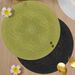 Double-Layer Sunflower Woven Placemat – Heatproof & Water-Resistant Round Table Decor – Modern Minimalist Style For Home, Parties_voghion.com