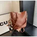 Women's Vintage Niche Design Bag2025new Advanced Texture Versatile Messenger Popular Portable Bucket Bag_voghion.com