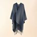 Autumn and Winter New Travel Vacation Regular Large Cloak Women's Air Conditioned Room Double sided Solid Color Warm_voghion.com