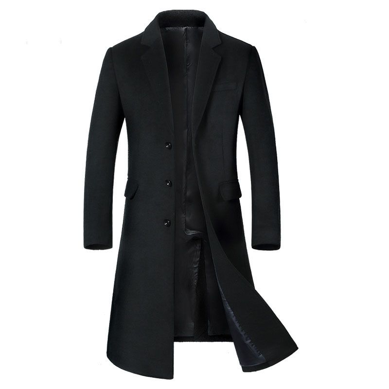 Autumn And Winter New British Style Men's Wool Coat Mid-Length Woolen Jacket Xz1851_voghion.com