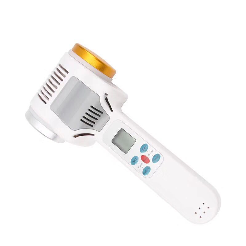 Ansiktspleieapparat Varm kald hammer hudløftemaskin oppgradering iskryoterapi varm oppvarmingsterapi vibrasjonsmassasjeinstrument_voghion.com