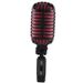 1 Piece Professional Classic Retro Dynamic Vocal Microphone Black & Red Metal For Live Performance Karaoke_voghion.com