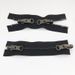 Fermeture à glissière à double ouverture, accessoires de fermeture à glissière double, tête de fermeture à glissière double, vêtements, veste, butée supérieure, bouchon de code U, réparation de fermeture à glissière lisse à deux sens_voghion.com
