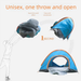 Premium Tent Outdoor Single Double Four-Person Portable Automatic Quick Open Camping Sun Protection_voghion.com