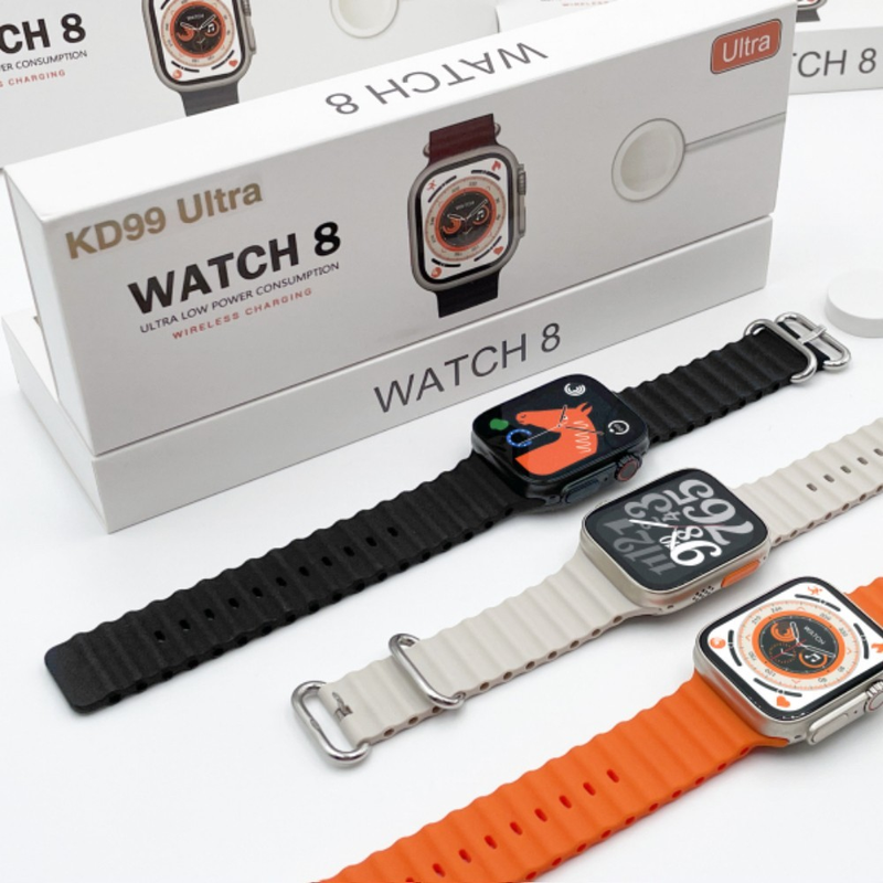 KD99 Reloj ultra inteligente Llamada Bluetooth Reloj inteligente Reloj deportivo resistente al agua Monitor de salud Rastreador de ejercicios Hombres Mujeres Reloj inteligente de pantalla completa_voghion.com