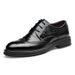 Euro Step 2025 Klassische britische Brogue-Schuhe für Herren, geschnitzt, formelle Geschäfts- und Freizeitschuhe, schwarze Deckschicht, Rindsleder, vielseitig_voghion.com