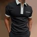 Herrenbekleidung Herrenmode Revers Mode Schlanke Tasche Herren T-Shirt Poloshirt_voghion.com