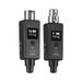 Sistema trasmettitore ricevitore wireless per microfono UHF Connessione XLR Batteria ricaricabile integrata per microfono dinamico_voghion.com