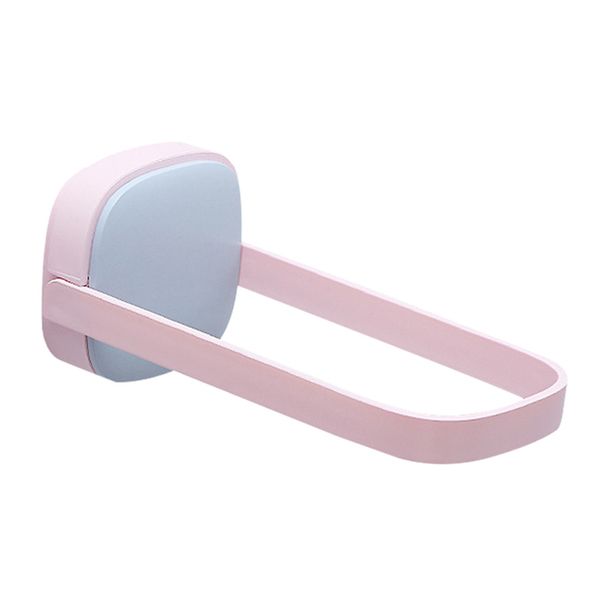 Hopfällbar galgeförvaringsställ väggmonterad stansfri galgehållare för hem sovrum badrum galge justerbar_voghion.com