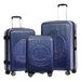 Biggdesign Ocean Hardshell Spinner Luggage Set, Navy Blue, 3 Piece_voghion.com