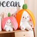 Adorable Transformable Fruit Rabbit Plush Toy_voghion.com
