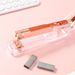 Factory direct supply transparent rose gold stapler office large size 12 stapler cross-border labor-saving stapler_voghion.com