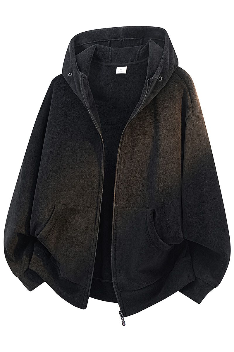 Cardigan con cappuccio in velluto a coste di alta qualità - Maglione pullover morbido e accogliente per uomo e donna, essenziale per strati leggeri_voghion.com