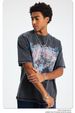 Retro Men's Short-sleeved T-shirt Street Washing And Printing Loose And Old-fashioned T_voghion.com