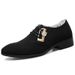 Scarpe slip-on in tela traspirante da uomo – Sneakers casual leggere con punta affilata – Mocassini bassi comodi ed eleganti per l'uso quotidiano_voghion.com