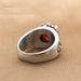 Jewelry Titanium Inlaid Diamond Trendy Men Punk Stainless Steel Edge Shape Multicolor Ring Straight_voghion.com