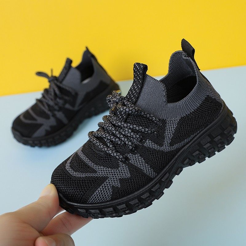 Buty dziecięce Buty sportowe dla dzieci latające tkane oddychające buty dla chłopców 2023 wiosna i jesień zima nowe buty dla dziewcząt uniwersalne buty codzienne_voghion.com