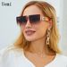 Fashion New Fashion Vintage Square Sunglasses For Women Men Brand Retro Overside Frame Glasses Driving Polarized Eyewear UV400_voghion.com