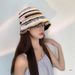 Hot Sale Woman Crochet Bucket Hat Ladies Outdoor Sports Fisherman for Travel Casual_voghion.com